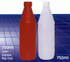 Garrafa 750ml (tampa comum ou flip-top)